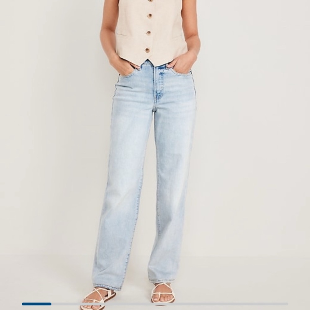 High-waisted OG loose jeans